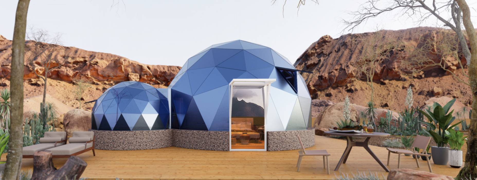 江海区球形智能光伏玻璃星空房